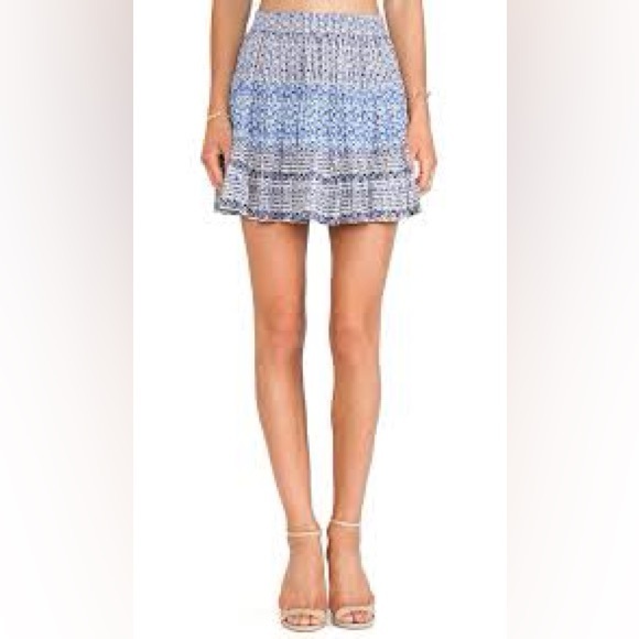 BCBGMaxazria Paula Skirt Cobalt Blue - Picture 2 of 2